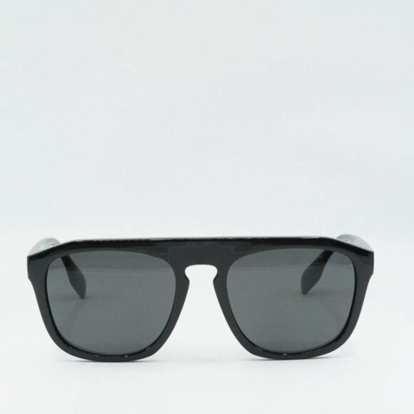 💯 NEW BURBERRY WREN BE4396U 300187 BLACK DARK GREY SUNGLASSES - Picture 2 of 10